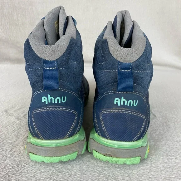 Ahnu X Teva Sugarpine II Women's Mid Hiking Boot 9 Blue Waterproof Air Vibram - Picture 7 of 10